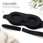 3D Memory Foam Sleep Mask – Contoured Blackout Eye Mask