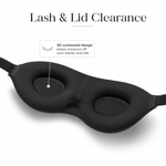 3D Memory Foam Sleep Mask – Contoured Blackout Eye Mask