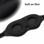 3D Memory Foam Sleep Mask – Contoured Blackout Eye Mask
