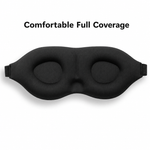 3D Memory Foam Sleep Mask – Contoured Blackout Eye Mask