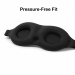 3D Memory Foam Sleep Mask – Contoured Blackout Eye Mask