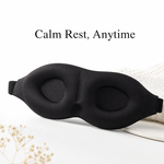 3D Memory Foam Sleep Mask – Contoured Blackout Eye Mask