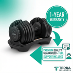 24kg Adjustable Dumbbell