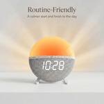 Sunrise Alarm Clock – Wake Up Light with Sounds & FM Radio