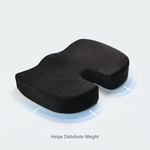 Orthopaedic Seat Cushion – Memory Foam Coccyx Chair Pad