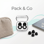 Soft Silicone Ear Plugs – Reusable Sleep & Swim Earplugs