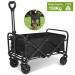 Beach Cart – Folding Wagon with Big Wheels for Sand
