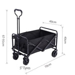 Beach Cart – Folding Wagon with Big Wheels for Sand