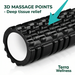 Pilates Foam Roller 33cm – Firm Muscle Recovery Roller