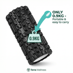 Pilates Foam Roller 33cm – Firm Muscle Recovery Roller