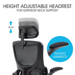 Ergonomic Office Chair – Adjustable Lumbar Support Desk Chair
