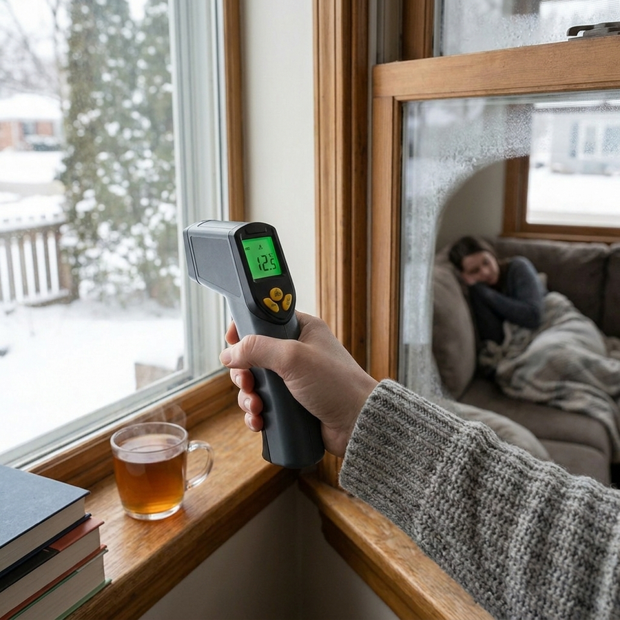 Infrared Thermometer Gun — Instant Readings, -40 to 580°C
