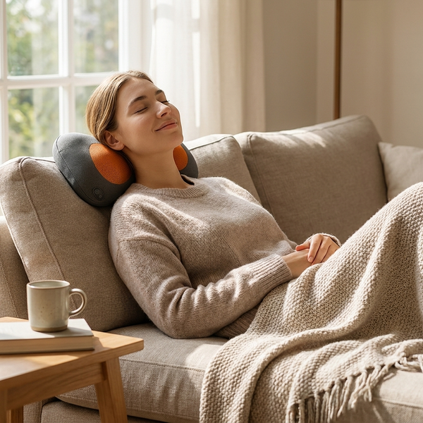 Lumbar Support Pillow - Relieve Back Pain, Soothe With Heat