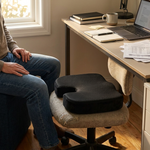 Orthopaedic Seat Cushion - Support Back Pain, Relieve Coccyx Pressure