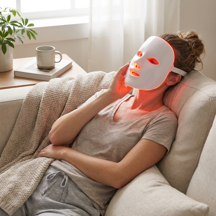 LED Face Mask - Rejuvenate Skin, Reduce Wrinkles & Boost Collagen