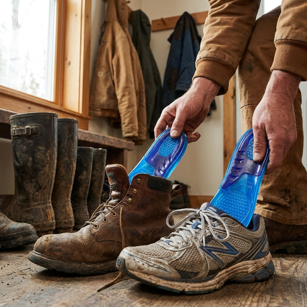 Massaging Gel Insoles - Relieve Foot Pain, Support All Day