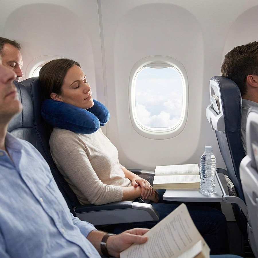 Travel Neck Pillow - Prevent Pain, Sleep Anywhere