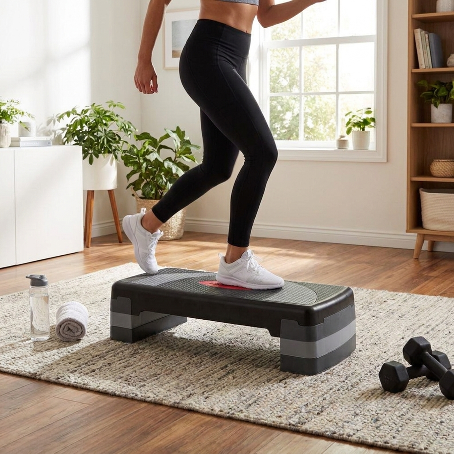 Aerobic Step Bench - Burn More Calories, Adjust Any Height