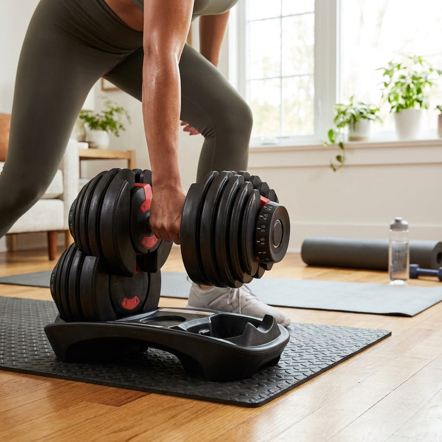 24kg Adjustable Dumbbell - Build Muscle Fast, Save On Space
