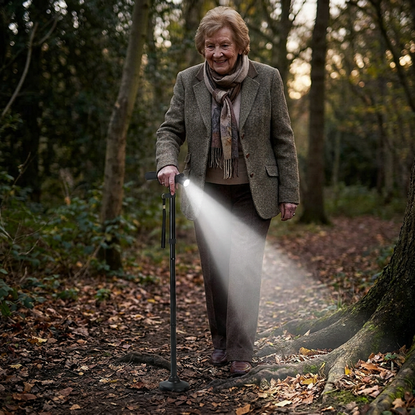 Ergonomic Walking Stick lifestyle