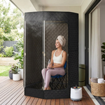 Home Steam Sauna Tent lifestyle