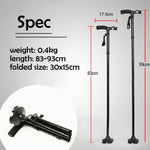 Ergonomic Walking Stick With Light